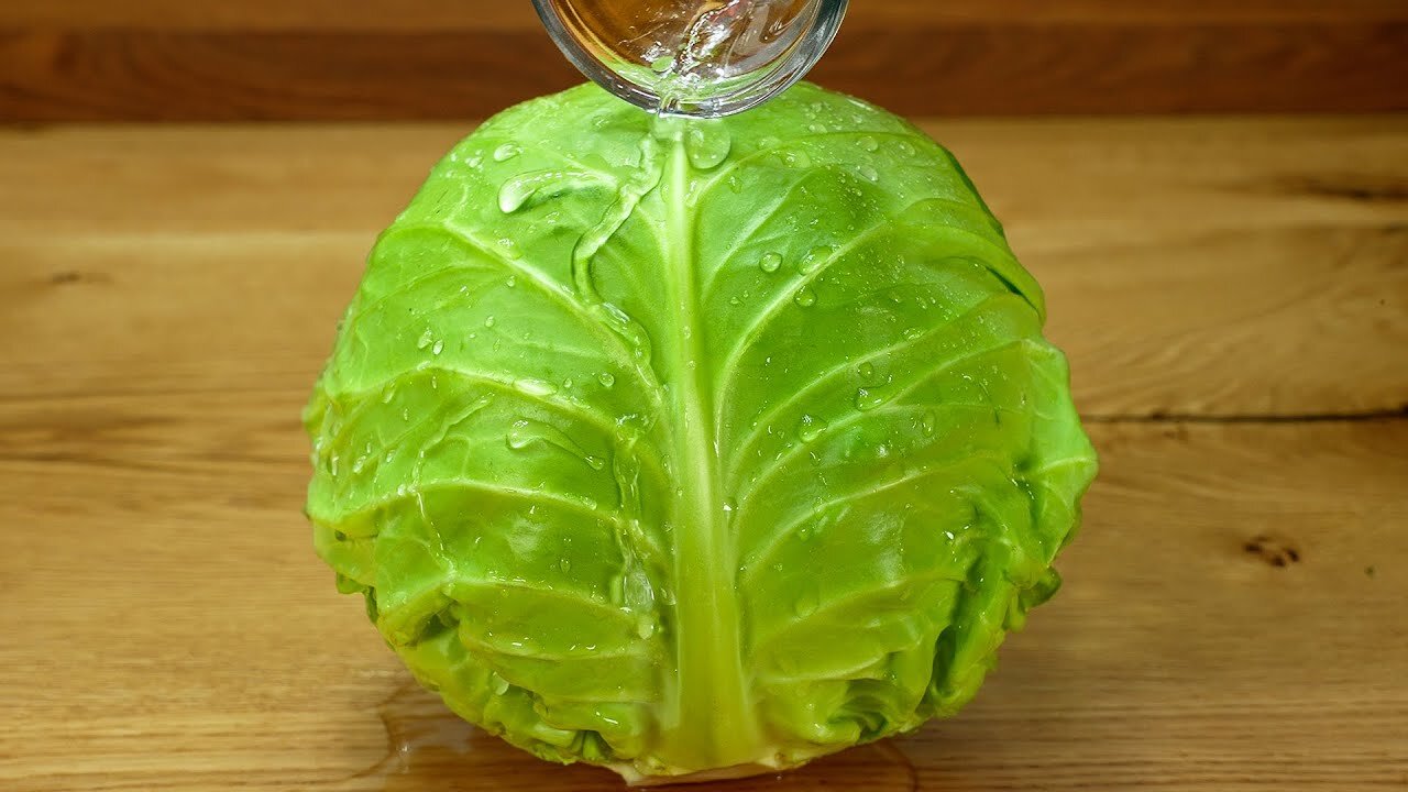 Cabbage with onions is tastier than meat! Why didn't I know this recipe? ASMR recipe