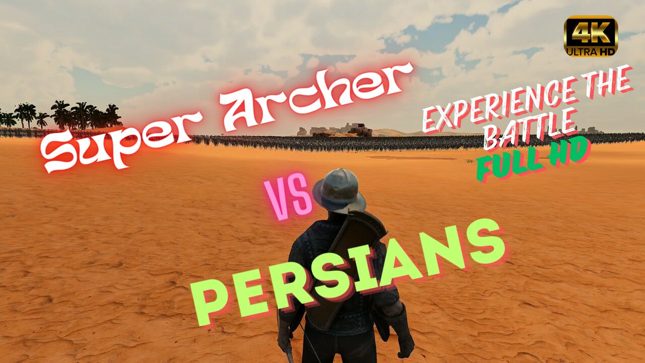 1 Super Archer vs 30,000 Persians | Ultimate Epic Battle Simulator 2 | 4K | UHD | PC