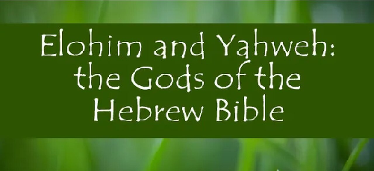 The Nation of Yahweh -Good God = Good People. Bad God = Bad People