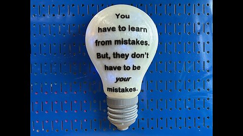 3D Printed Mistakes Bulb
