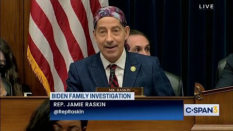 Democrat Rep. Jamie Raskin Promptly Begins Running Interference For The Biden Crime Family