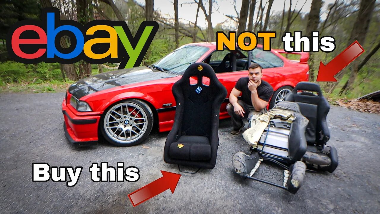 DON'T BUY EBAY SEATS! + Momo Race Seat Install w/ Sparco Sliders & Mounts in my LS1 E36