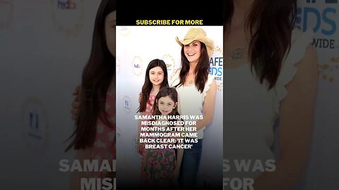 Samantha Harris Diagnosed With Cancer