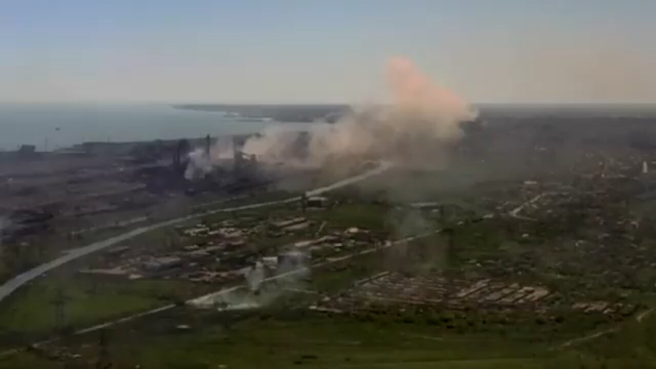 Ukraine the Azovstal steel plant is again under attack by Russian forces.