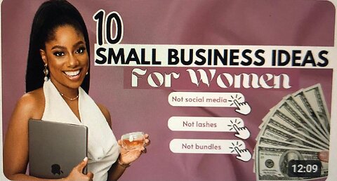 10 Small Business Ideas YOU can start under $100 As A WOMAN (Make Money From Home)