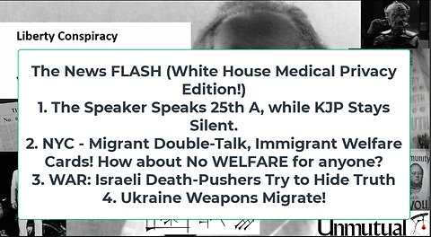 Liberty Conspiracy LIVE 7-9-24! Biden Privacy? Meta v Criticizing Zionism, NATO 75+WAR!