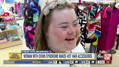 Hot hair accessories designed by local woman with Down syndrome