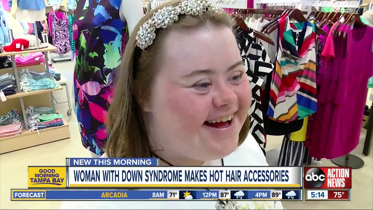 Hot hair accessories designed by local woman with Down syndrome