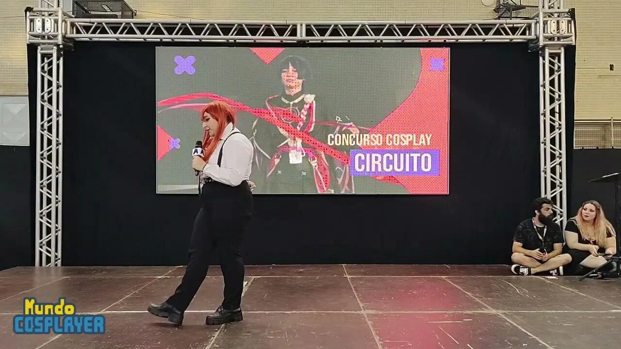 Apresentação Cosplay de Makima do anime Chainsaw Man no 26º Pira Anime Fest (2022)