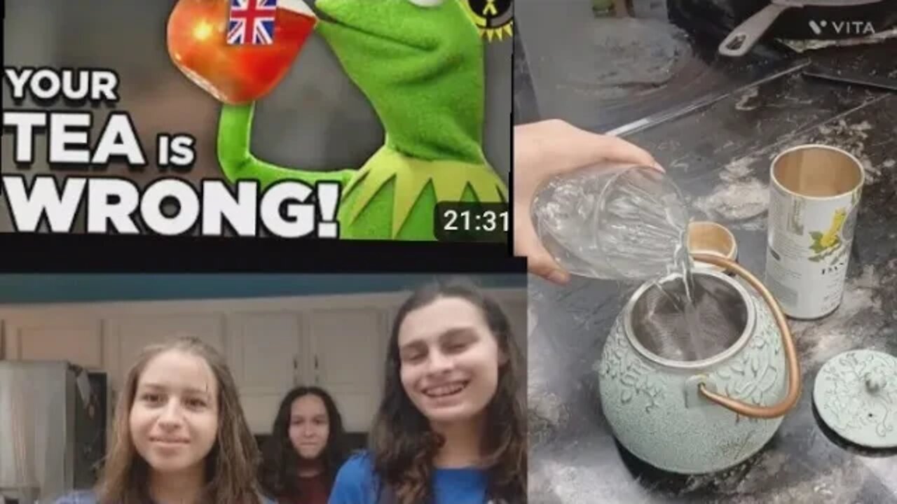 Tea reaction video, making Tea