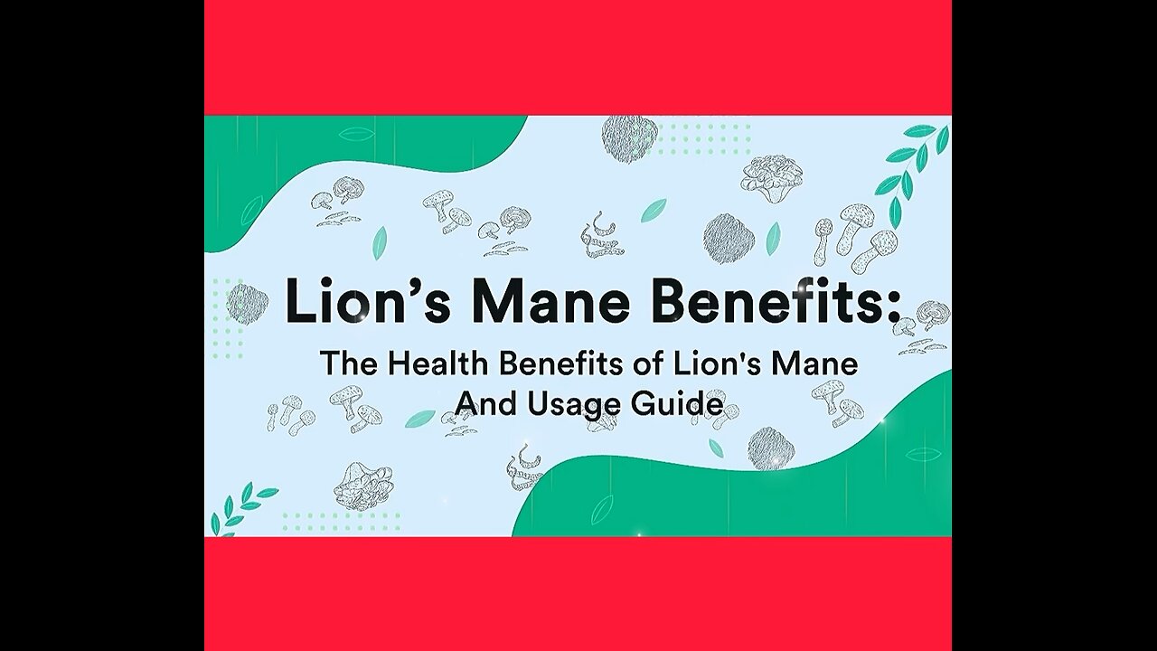 Lion's Mane Mushroom Benefits