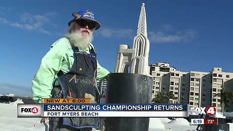 Sand sculpting championship kicks off