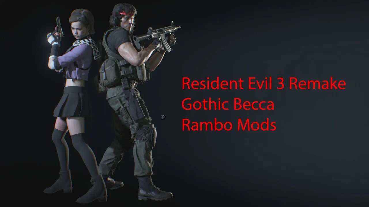 RE3 Remake, Gothic Becca & Rambo (My Fastest RE3 Run Yet)