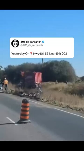 Transport Truck Goes off-roading