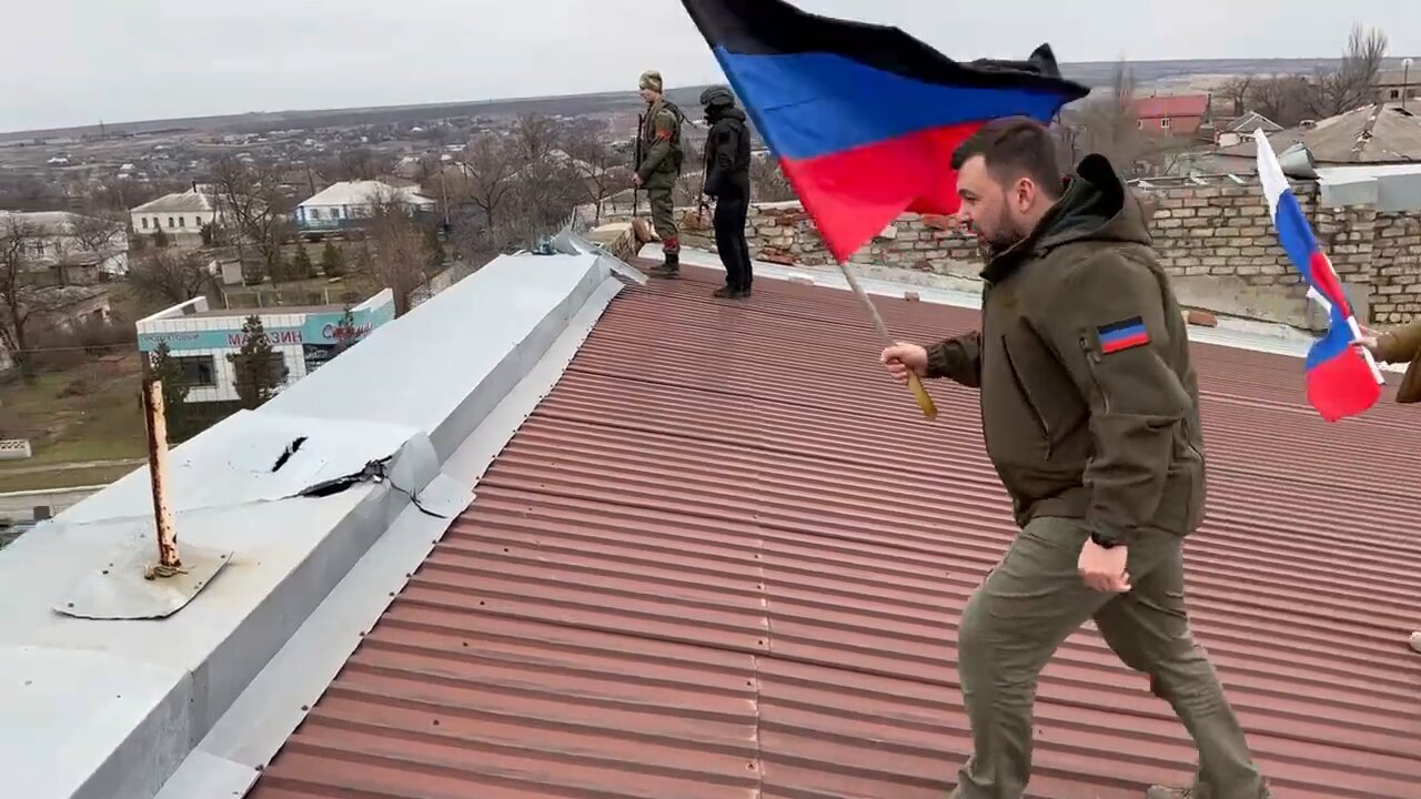 Russian invading forces captured #Hranite near #Mariupol #Ukraine