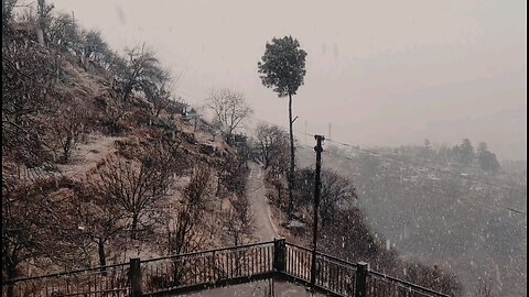 snow fall in my home