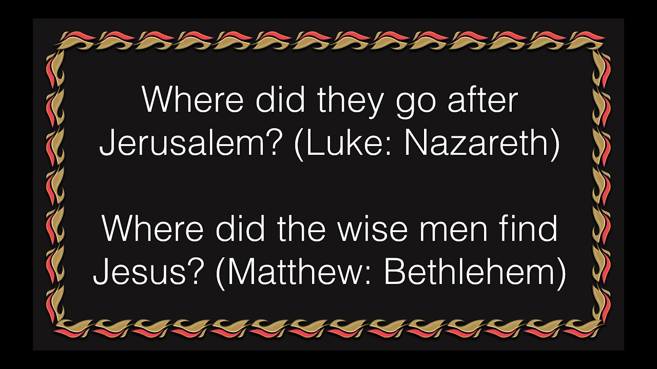 006. Jesus is named. Simeon & Anna in Jerusalem. Wise men confusion. Matthew 2:1-21, Luke 2:23-39