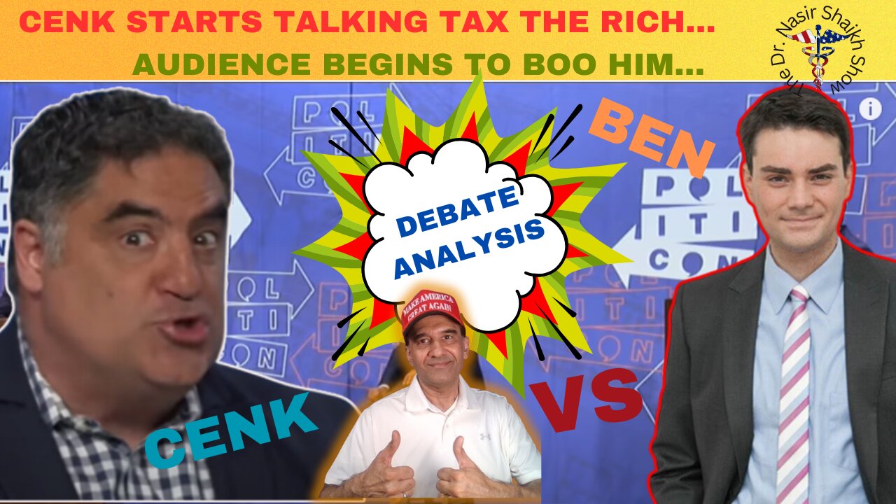 Incredible Face-Off Ben Shapiro Daily Wire vs Cenk Uygur TYT -Taxes Demystified - CENK GETS SCHOOLED