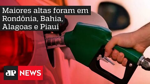 Preço médio da gasolina volta a subir no país pela segunda semana seguida