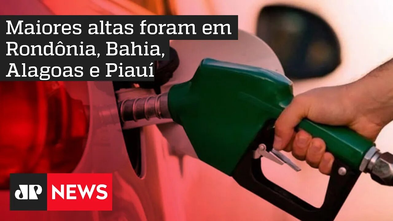 Preço médio da gasolina volta a subir no país pela segunda semana seguida