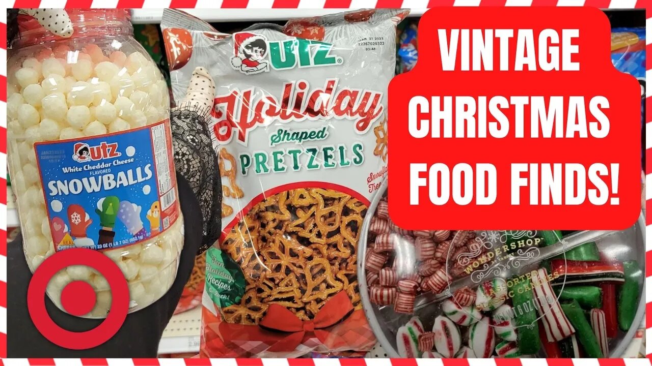 TARGET |🎄VINTAGE CHRISTMAS FOOD FINDS AND MORE 🎄 | #targetchristmas #target #targethaul