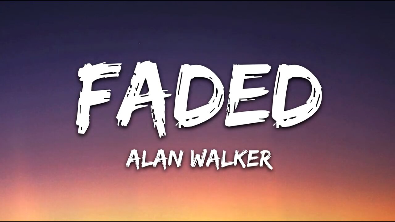 Alan Walker - Faded (Lyrics)