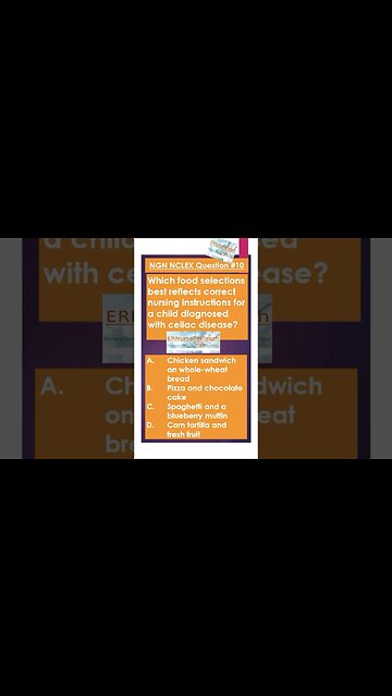 NGN NCLEX Question and Answers #10 #celiacdisease #nextgennclex #passednextgennclex #nclexreview