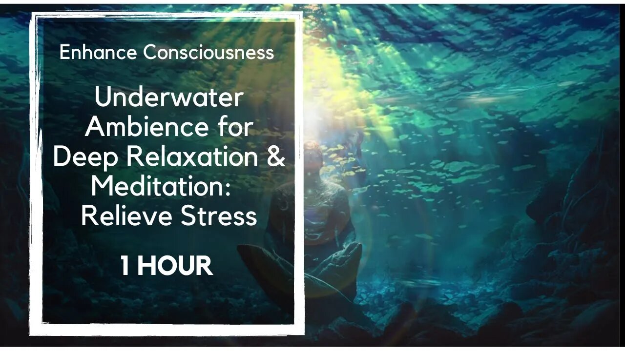 1 Hour Underwater Ambience for Deep Relaxation & Meditation: Enhance Consciousness, Relieve Stress