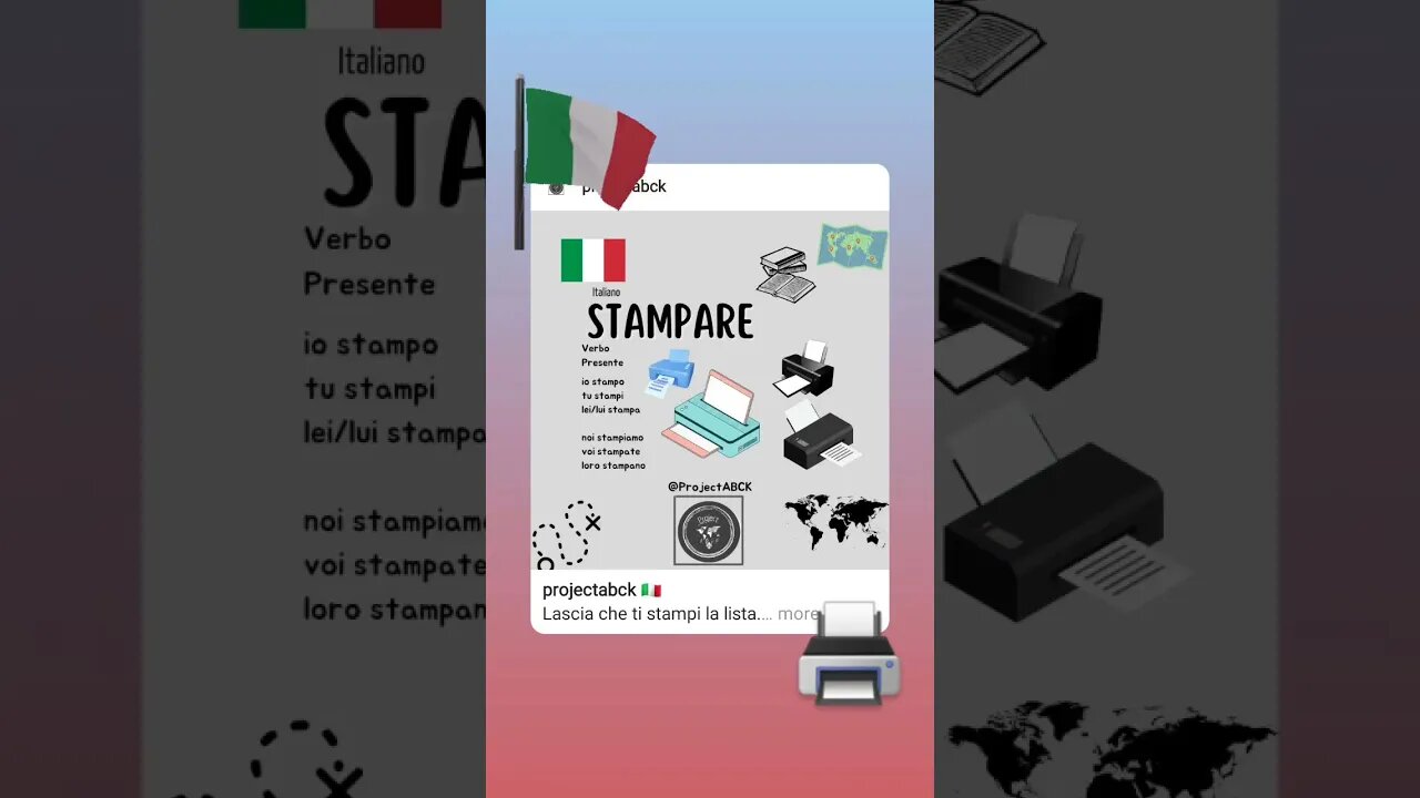 🇮🇹 Stampare