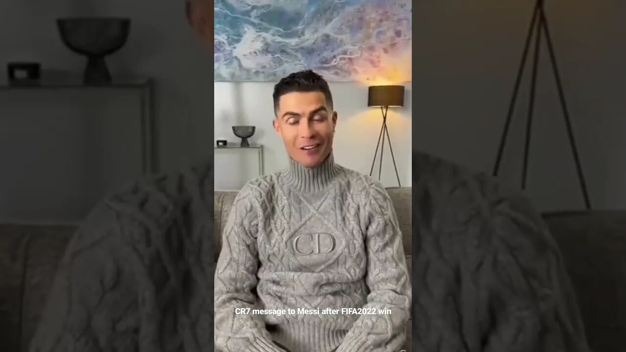 CR7 message to Messi after World Cup Win #cr7