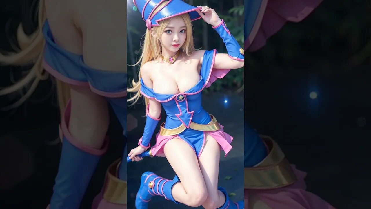 黑魔導女孩AI真人化 | Black magician girl AI Realization | AIによるマジシャン・ガールの現実化