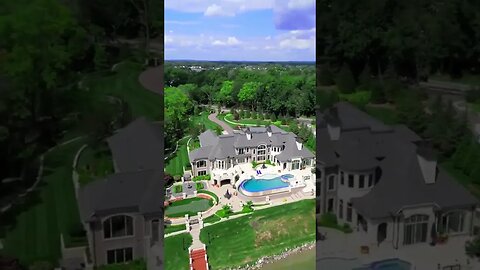 How much would you pay for this Waterfront Mansion? #shorts