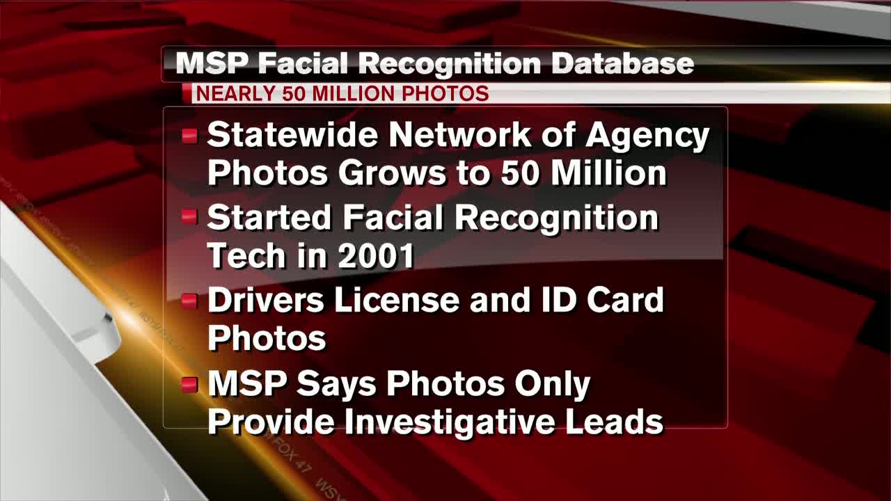 Report: Michigan State Police facial image database grows