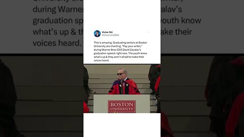 BU Graduates Protest David Zaslav