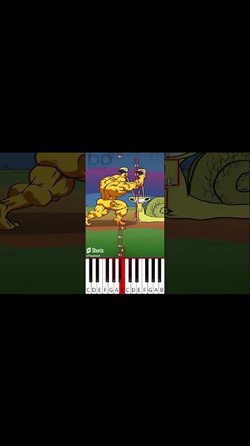 GARTEN OF BANBAN PHONK WALKING MEME 1 (@dimensiondirector4562) - Octave Piano Tutorial