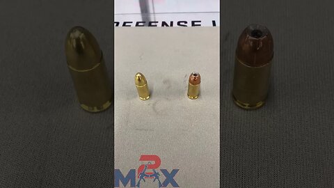 FMJ vs Hollow Point #gun #fmj #hollowpoint