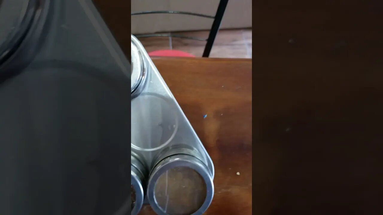 Porta Tempero de Inox que eu comprei pra minha casa... TOP...