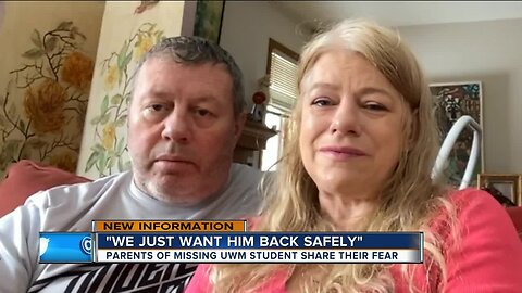 'We just want him back safely' Parents of missing UWM student share their fears