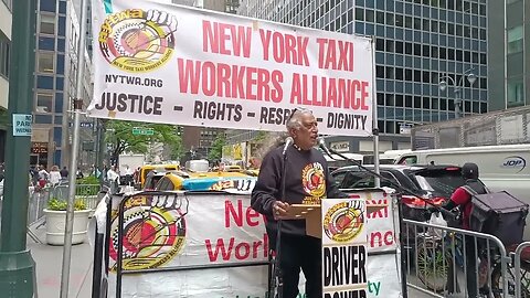 The Exemption from Congestion Pricing Rally Outside @GovKathyHochul Office 6/21/23 hosted by @NYTWA.