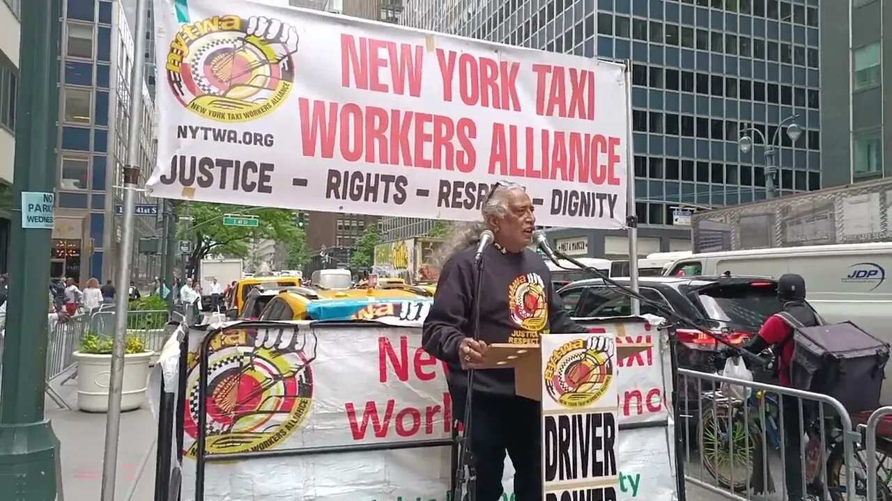 The Exemption from Congestion Pricing Rally Outside @GovKathyHochul Office 6/21/23 hosted by @NYTWA.