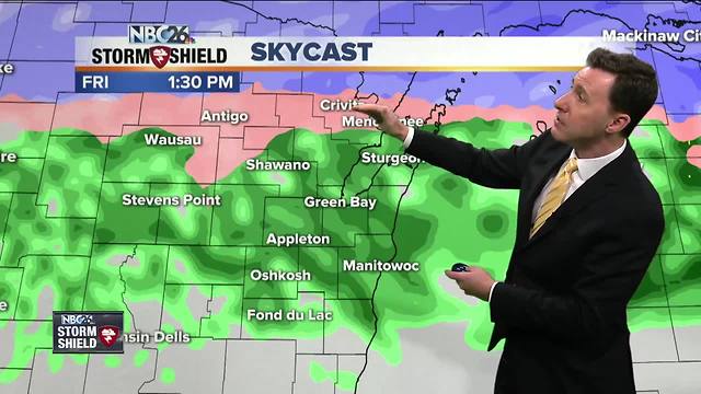 Michael Fish's NBC26 Storm Shield weather forecast