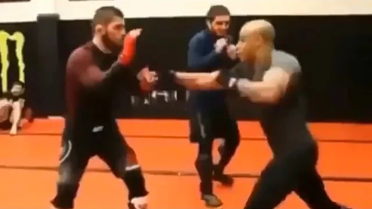 Khabib Nurmagomedov and Islam Makhachev VS Ali Abdelaziz 2 on 1