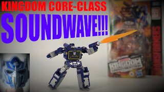 Transformers War for Cybertron - Kingdom Core Soundwave Review