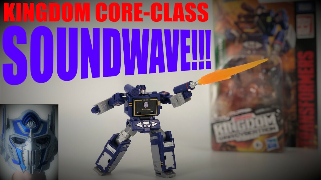 Transformers War for Cybertron - Kingdom Core Soundwave Review