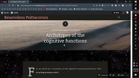 Archetypes of the cognitive functions