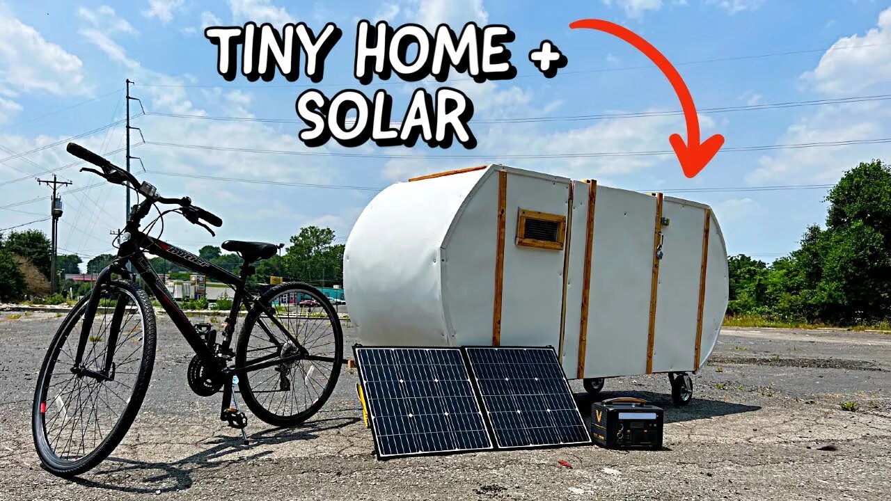 Building A Tiny Home Bike Camper For A Homeless Guy | Full Build