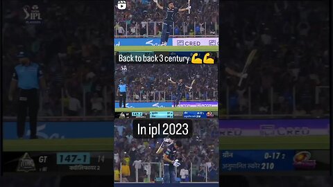 Shubman Gill Back to Back 3 Century #shubhmangill #viral