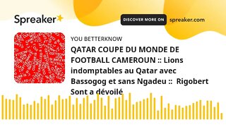 QATAR COUPE DU MONDE DE FOOTBALL CAMEROUN :: Lions indomptables au Qatar avec Bassogog et sans Ngade