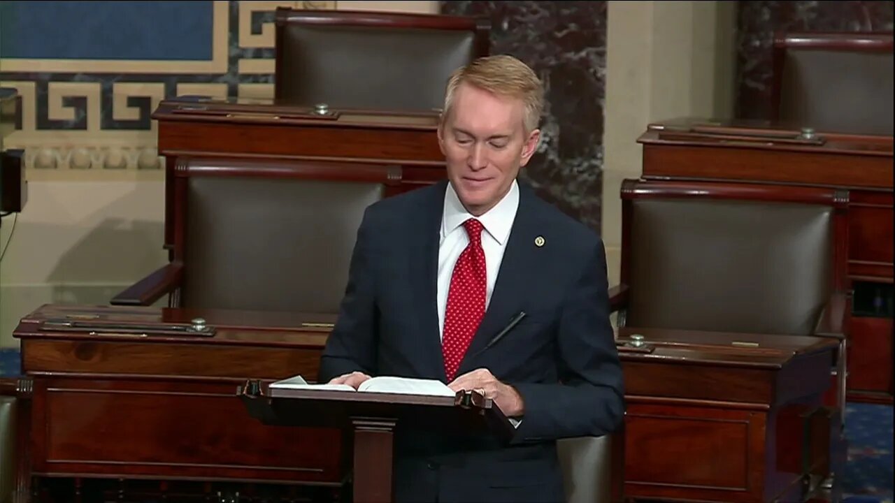 Lankford Offers a Christmas Message on the Senate Floor