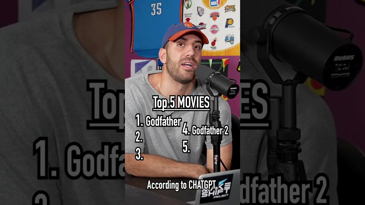 Guessing the TOP 5 MOVIES of All Time!! Did ChatGPT Get It Right? #shorts